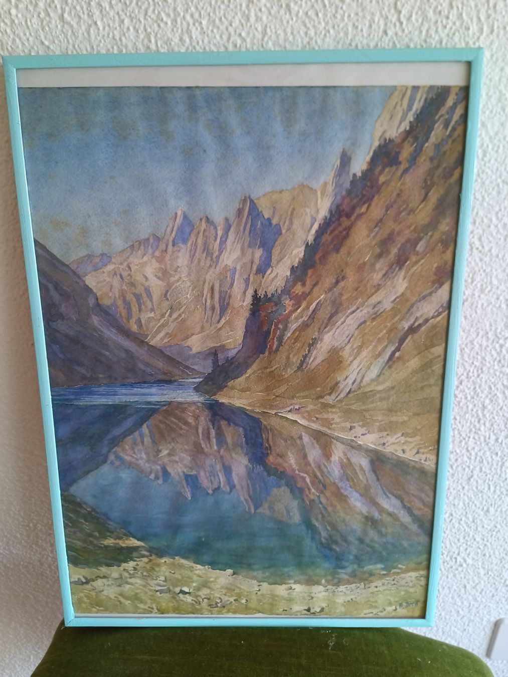 Gemälde: Berge Aquarell – Gebraucht aus Zug von SirGoldFish