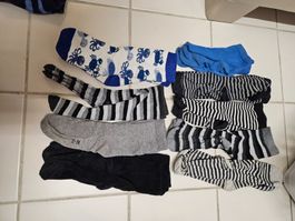 Socken 9Paar gestreift und mit Motiv Gr 31-34