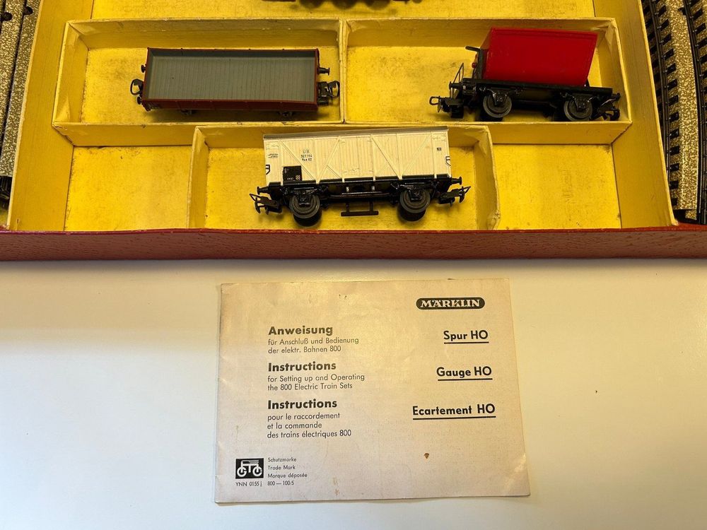 Märklin H0 - CM 805-3 - Train set (1) - Set mit Güterzug und Gleisen