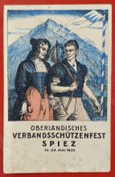 Oberländische Verbandsschützenfest in Spiez 1925