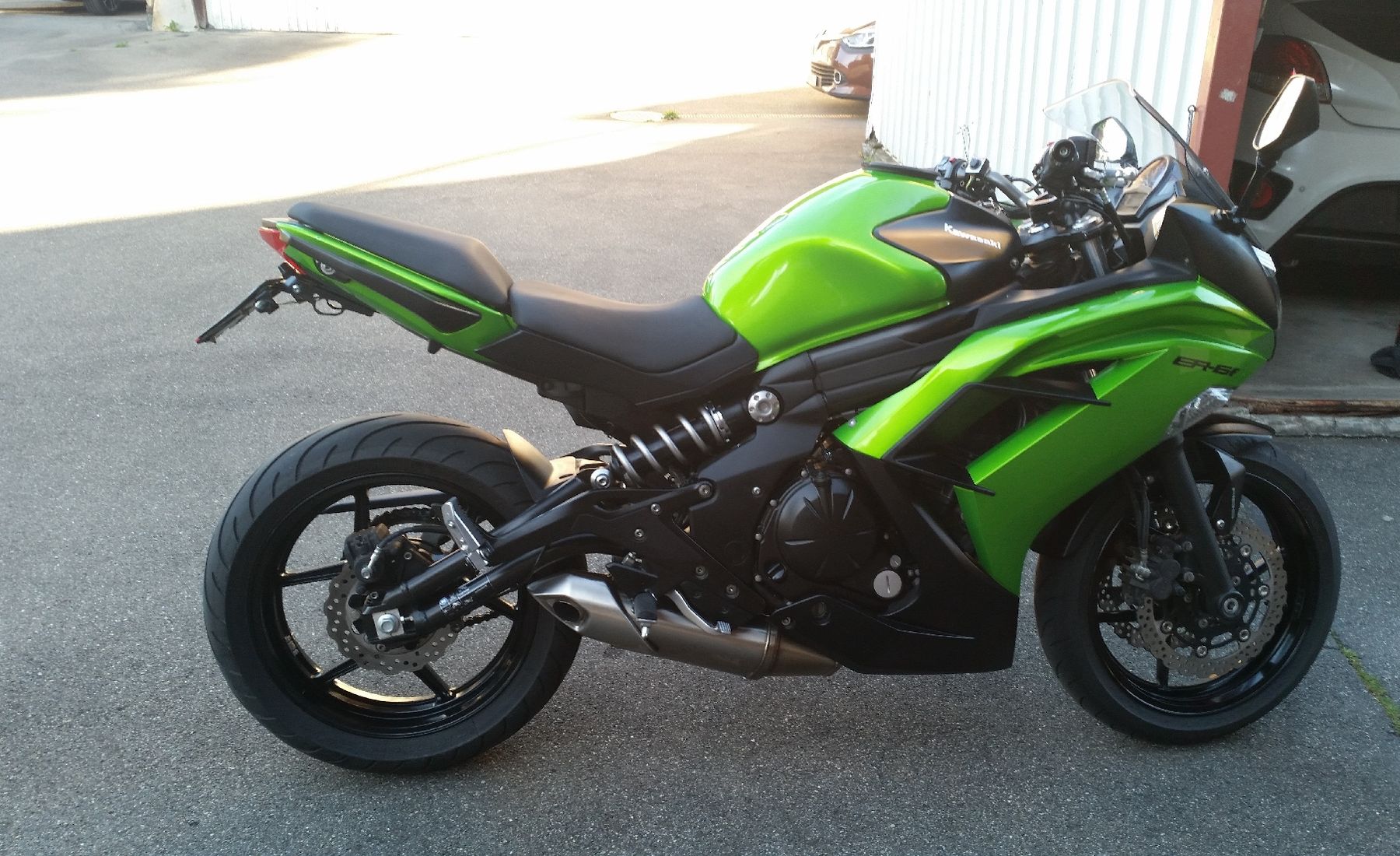 Kawasaki Route: Motorrad Kawasaki ER-6F ABS – D'occasion à Russikon par 23duese03 7