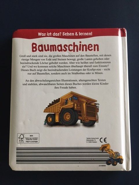 Bücher: Baumaschinen – Gebraucht aus Eschenbach SG von Anisti13 1