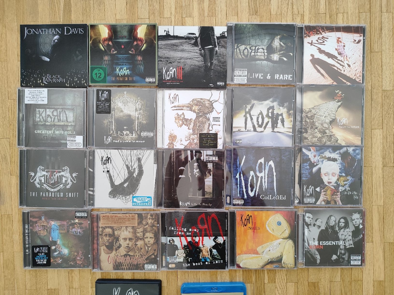 CDs: Collection complète Korn – Neu (gemäss Beschreibung) aus Ursy von Sebastien-85 1