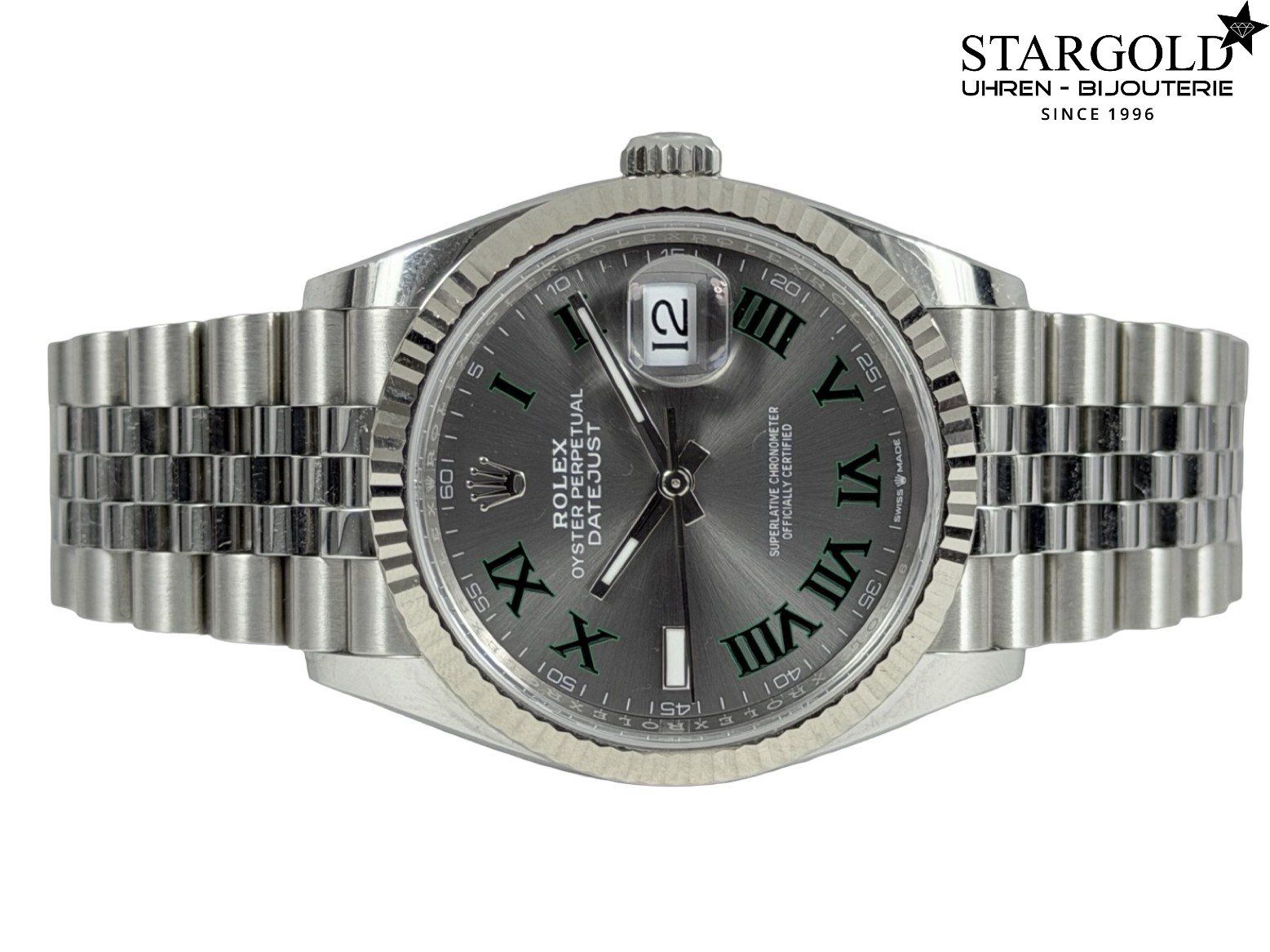 Rolex Uhren: Rolex Datejust 36 Wimbledon - 126234 – Gebraucht aus Zürich von Stargold-Uhren 3