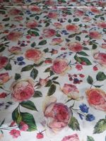 Baumwolle Tischtuch Rose 278 x 160 cm