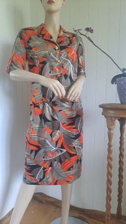 DONCASTER 80s VtG Ensemble Twinset Kostüm S 36 38 u.s.a.