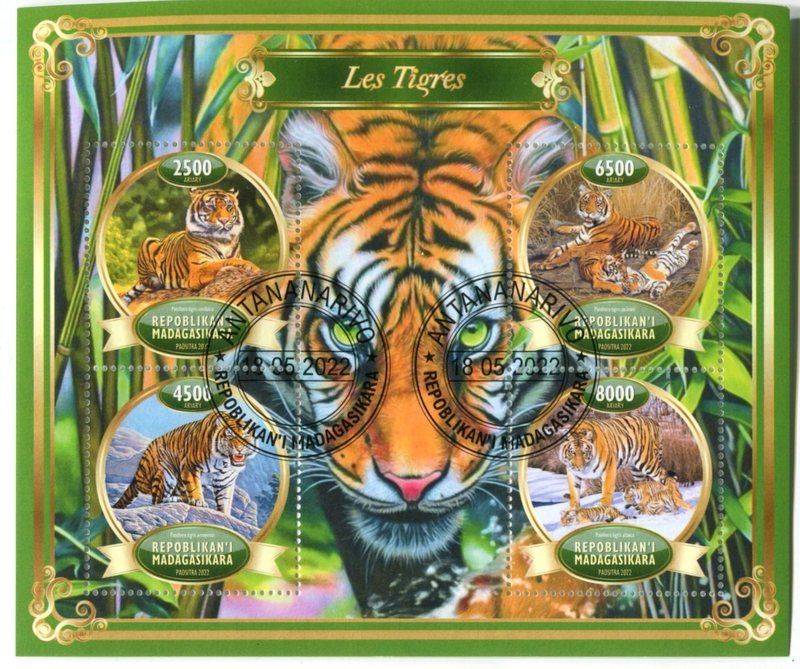 Tutti i francobolli: Block "Tiger". Madagaskar – Nuovo e nell'imballaggio originale da Basel venduto da Butsch5