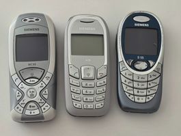3 Siemens Mobiltelefone MC60, A70, S55 gebraucht im Set