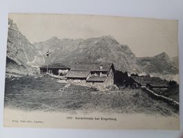 Alte Ansichtskarte Gerschialp bei Engelberg mit Stempel R21