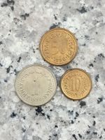 Münzsatz SFR Jugoslawien 10 Para, 50 Para, 1Dinar 1990 