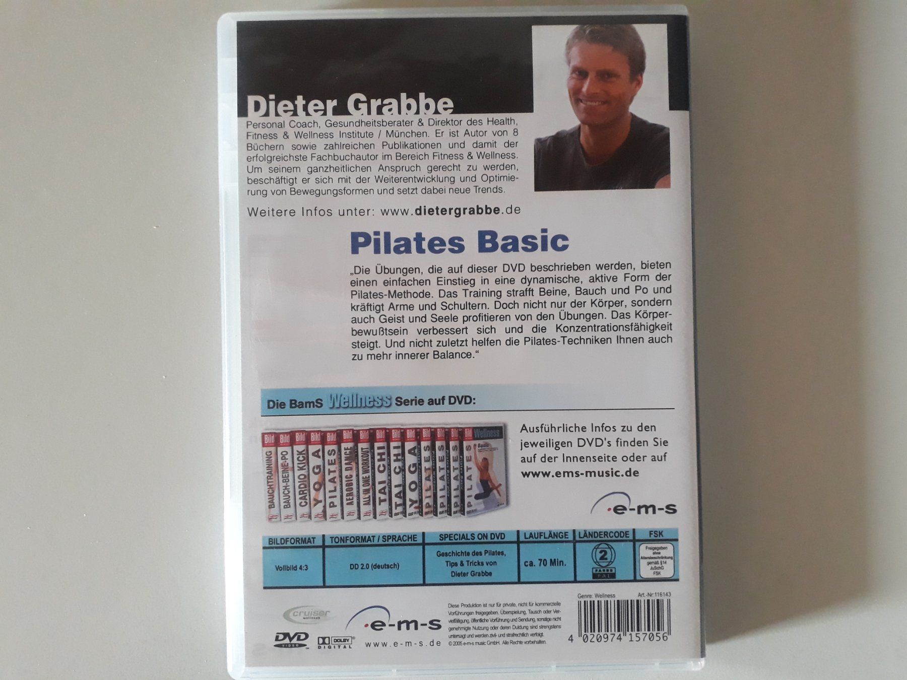 Tutti i DVDs: PILATES Basic - Bild am Sonntag Wellness Vol. 1 (D. Grabbe) – Usato da Wichtrach venduto da LuckyLuke69 1