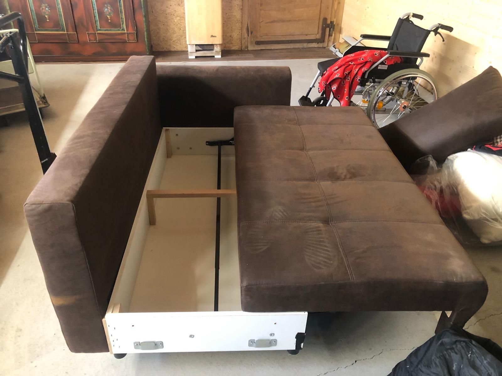 Sofas: Sofateil, ausziehbar, Mikrofaser – Gebraucht aus Häusernmoos von mar_w 1