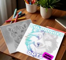 Malbuch-Dots-Punktemalen-Entspannung-Kreativ-Stressabbau