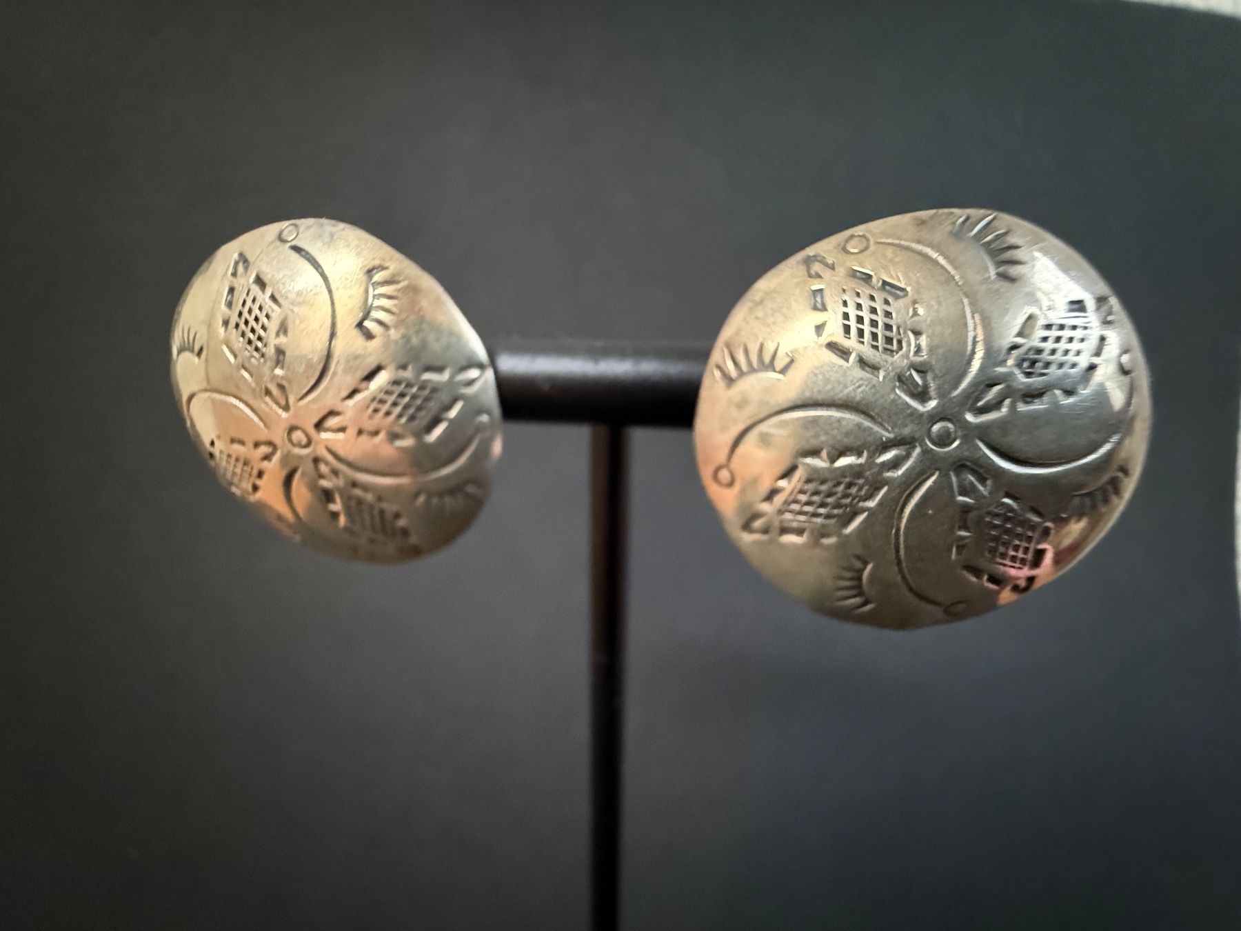 Orecchini pendenti & Orecchini a lobo: Indianer Navajo Silber Ohrstecker 925 – Usato da Spiegel b. Bern venduto da Rogger72 4