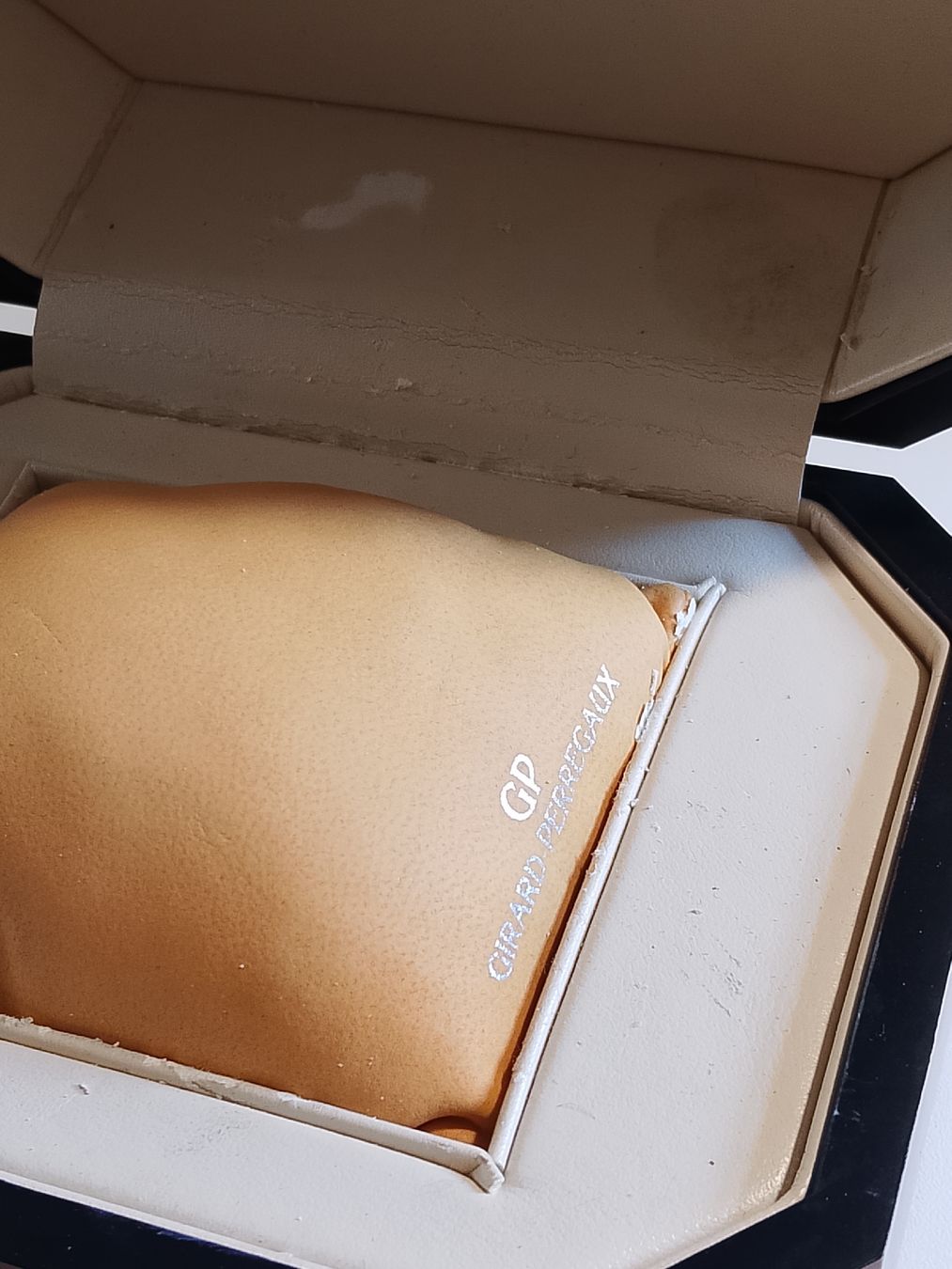 Scatole porta orologi: Vintage Girard-Perregaux uhrenbox – Usato da Biel/Bienne venduto da Vintage-timearts 3