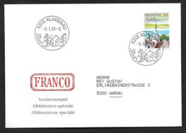 Sonderbrief S.1350 750 Jahre Klingnau 3.1.1989