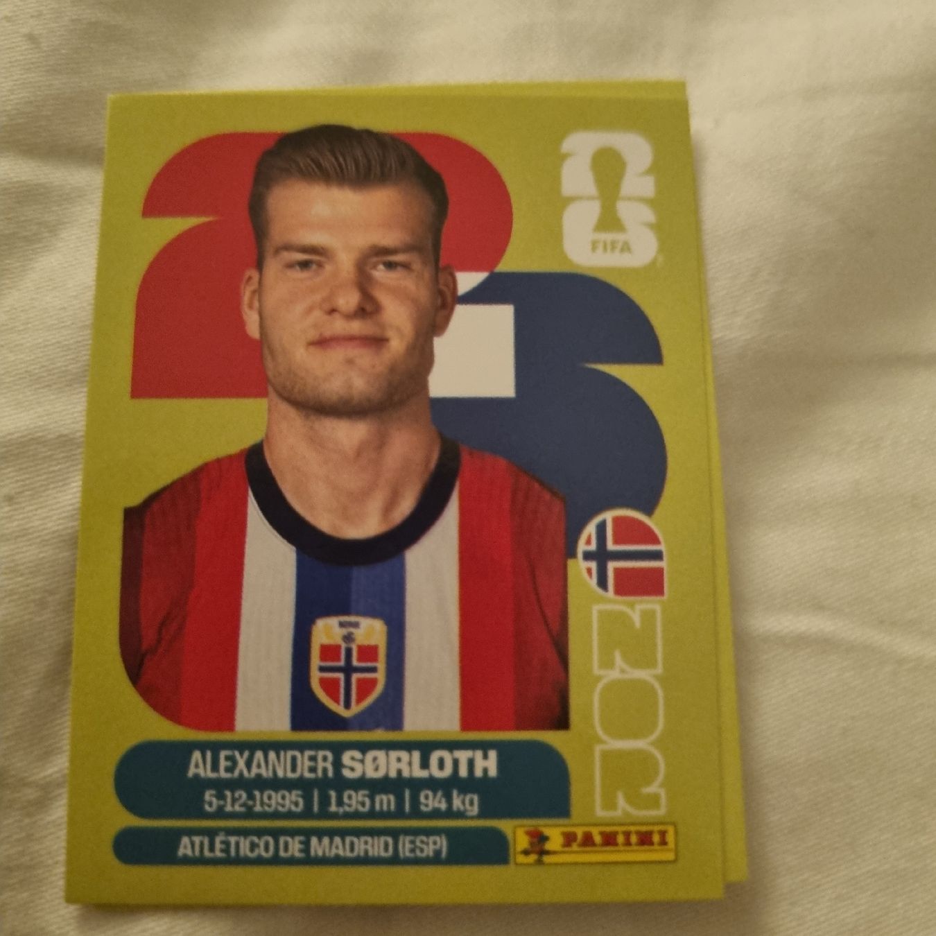 Panini Carte collezionabili: Carte FIFA Alexander Sörloth NOR 16 – Nuovo e nell'imballaggio originale da Monthey venduto da ced_2zby