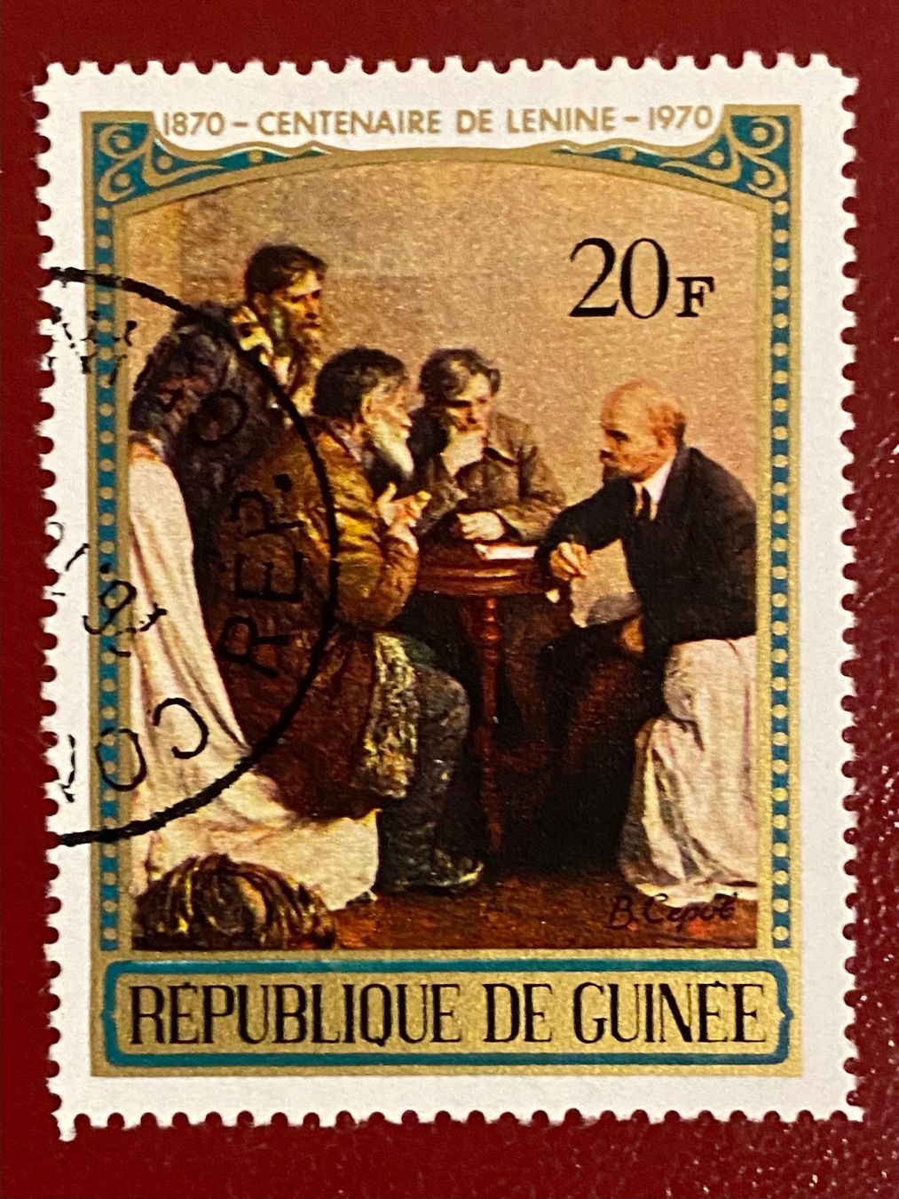 Tutti i francobolli: Timbres - Centenaire de Lénine – Usato da Petit-Lancy venduto da Solcarm 3