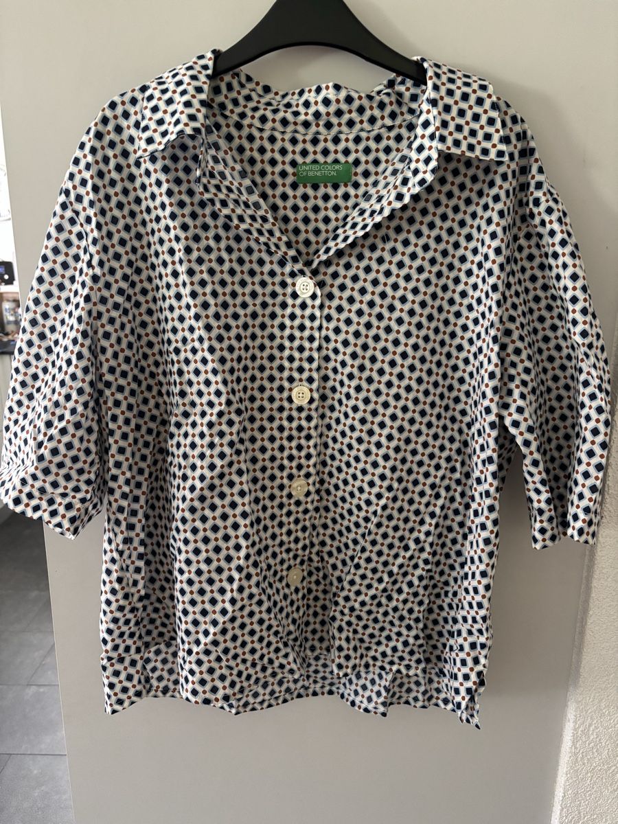 Benetton Blusen: Luftige Baumwollbluse von Benetton, Grösse L – Neu (gemäss Beschreibung) aus Konolfingen von tilia76 2