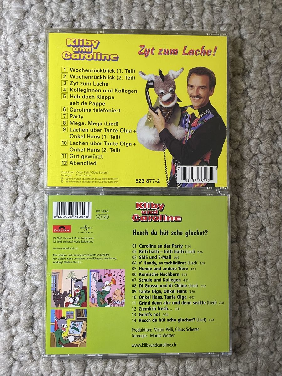 CDs: 2x Kliby und Caroline – Gebraucht aus Reinach AG von trigger7811 1