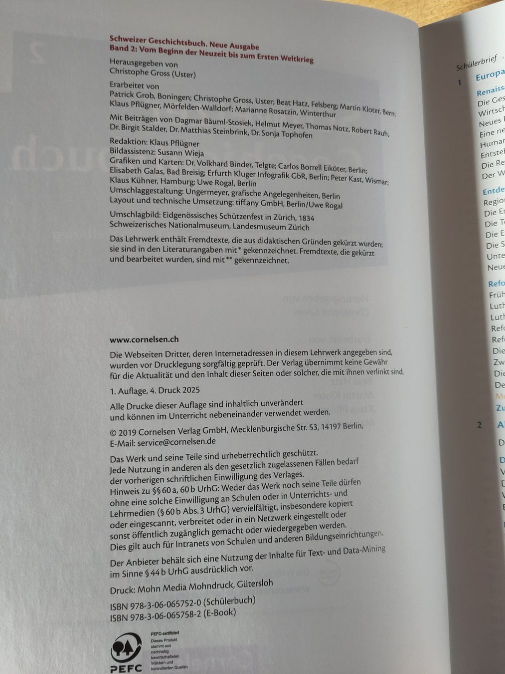 Libri: Schweizer Geschichtsbuch 2 (Neuausgabe) – Nuovo (secondo la descrizione) da Mittelhäusern venduto da Klimba 2