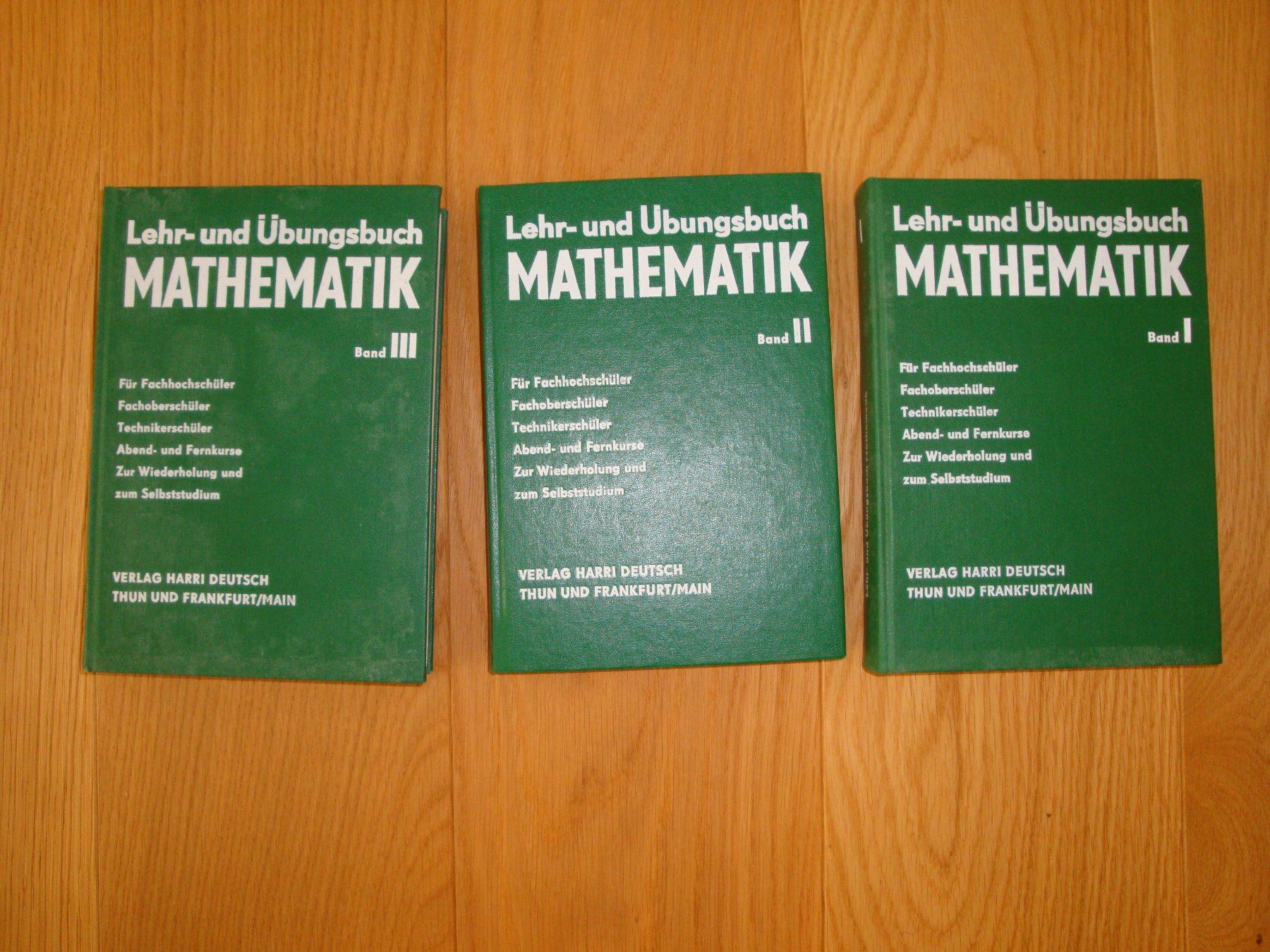 Libri: Mathematik Band I - III – Usato da Kastanienbaum venduto da market_place_4835