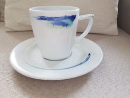 6 teiliges CAFE--Set in sehr guten Zustand, neuwertig.+ 6 L.