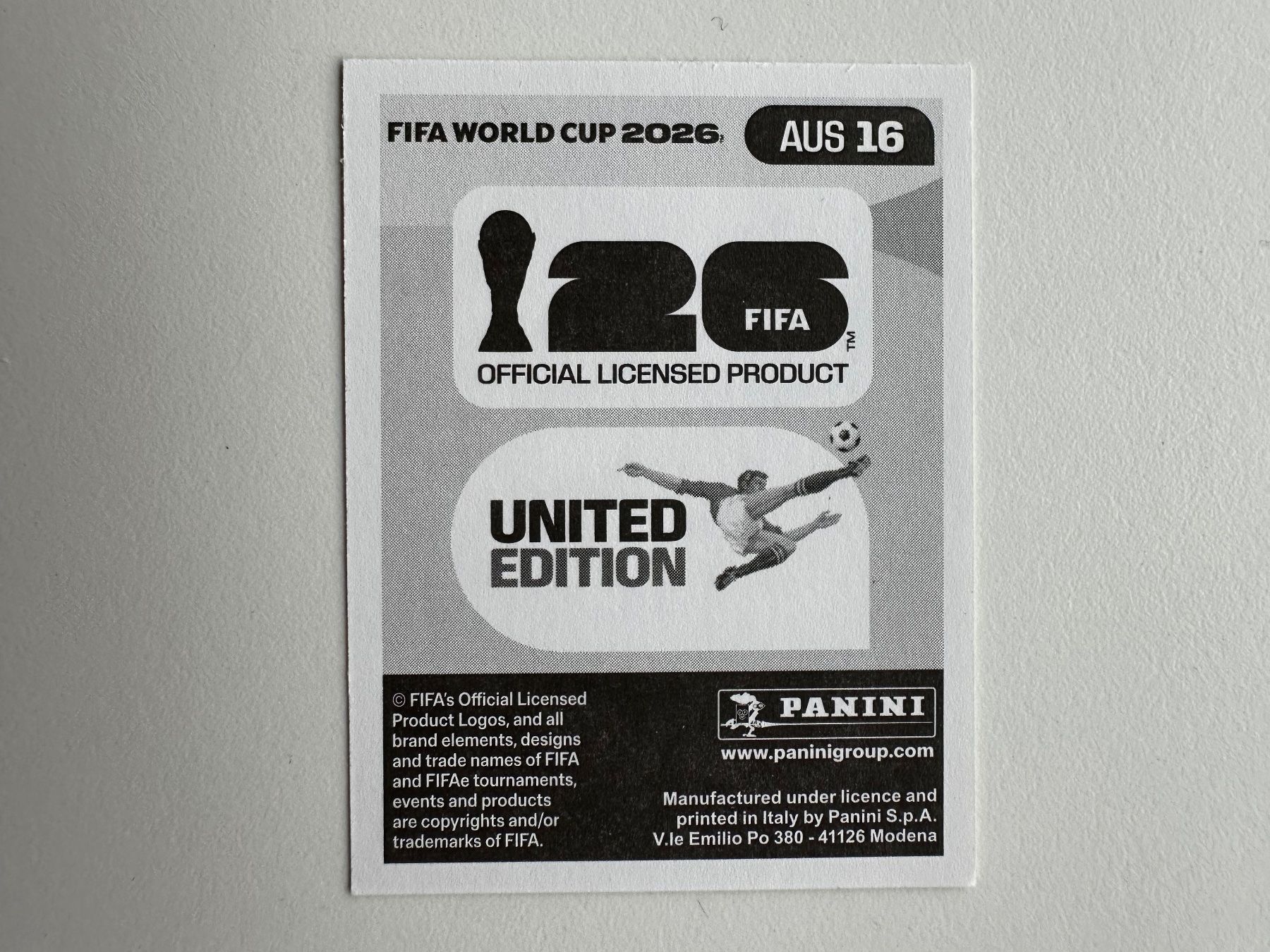 Panini Carte collezionabili: FIFA 2026 Patrick Vazbek Sticker AUS 16 – Nuovo (secondo la descrizione) da Zürich venduto da karsumpel11 1