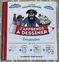 Livre J'apprends à dessiner Les pirates