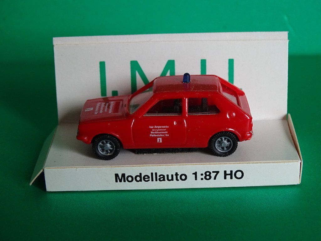 Volkswagen Modellini d'auto: VW Polo von I.M.U. 1/87 – Usato da Bretzwil venduto da Meex 1