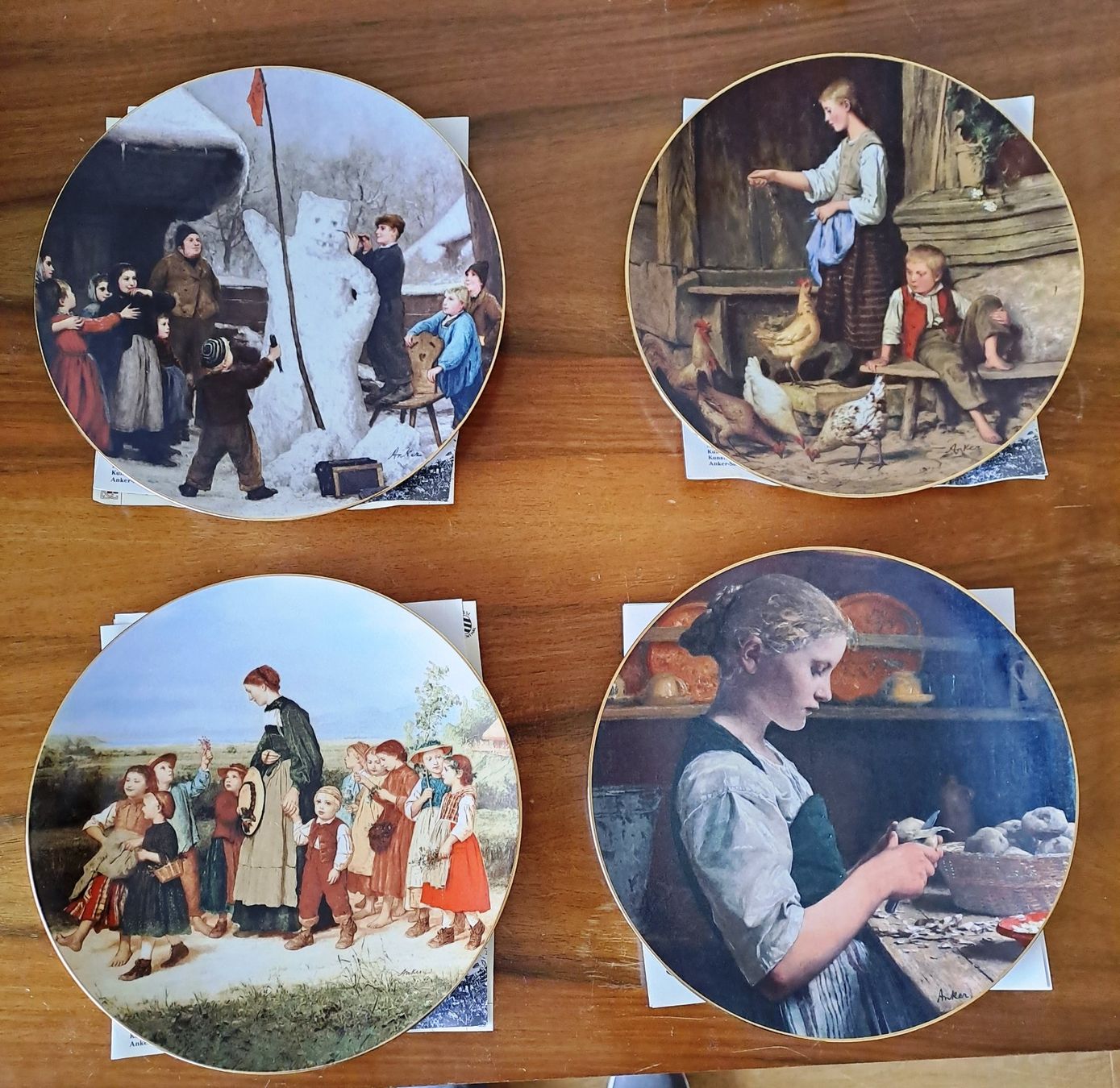 Teller: Anker Wandteller Langenthal - komplettes Set – Gebraucht aus Wetzikon ZH von Juelbe 5