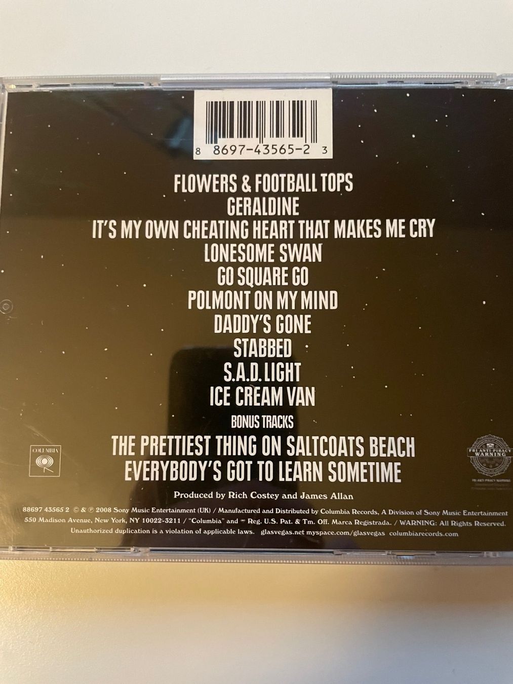 CD: Glasvegas - Glasvegas – Usato da bern venduto da Mrmaynard 1