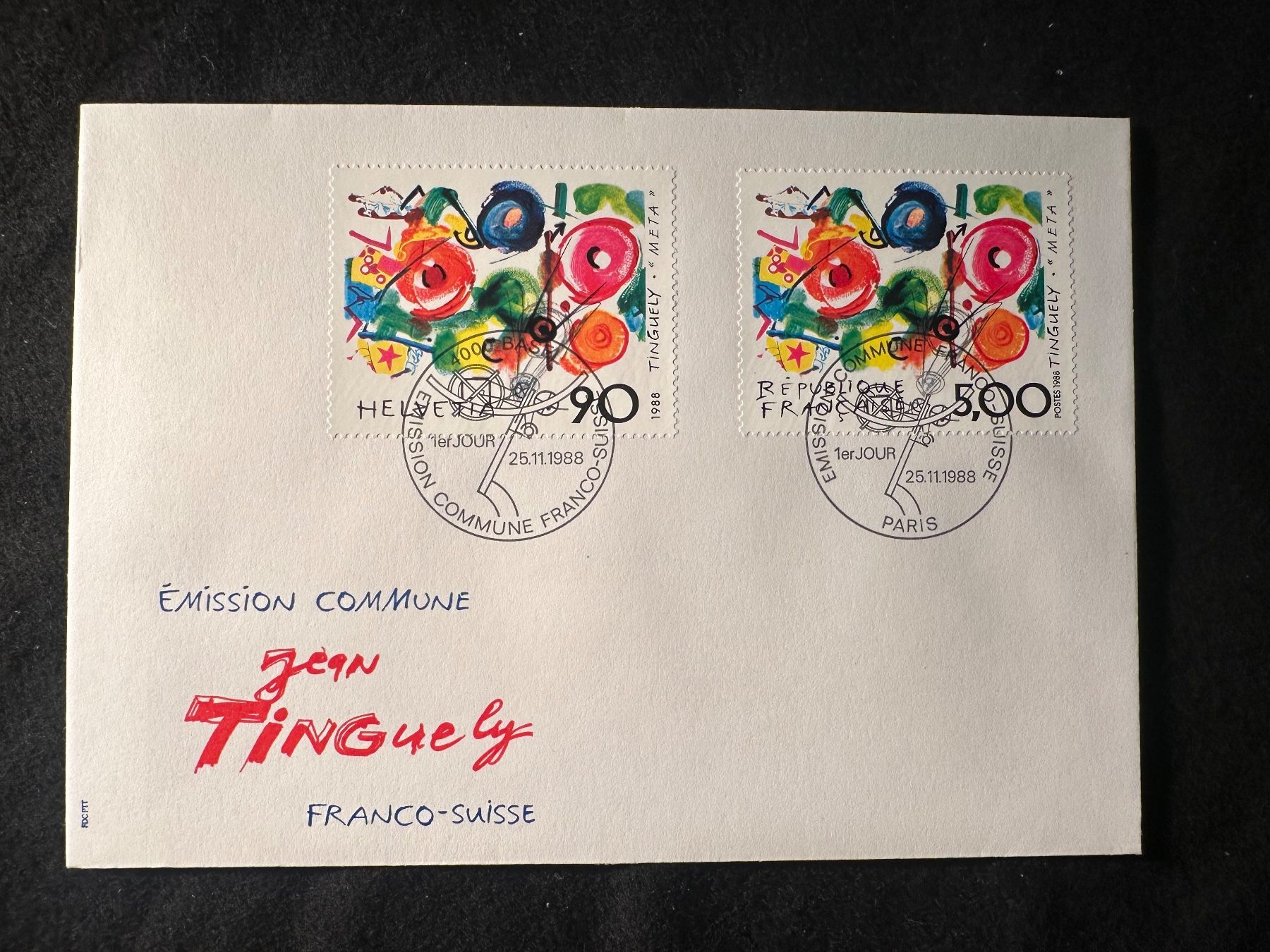 Tutti i francobolli: FDC 1988 Schweiz Frankreich – Usato da Stettfurt venduto da 2442