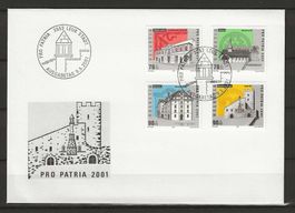 FP2001 - FDC  Pro Patria 2001