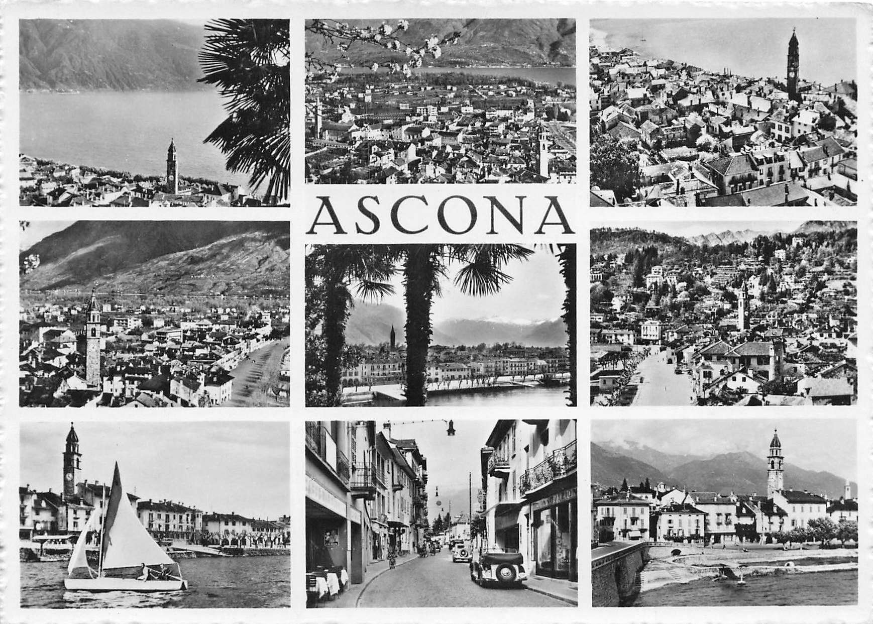 Cartoline postali: Ascona (TI) Vedute G – Usato da Biasca venduto da Blenio71