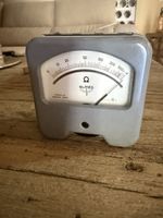 Elmes Ohmmeter mit Ledertasche, Vintage Sammlerstück! (53)