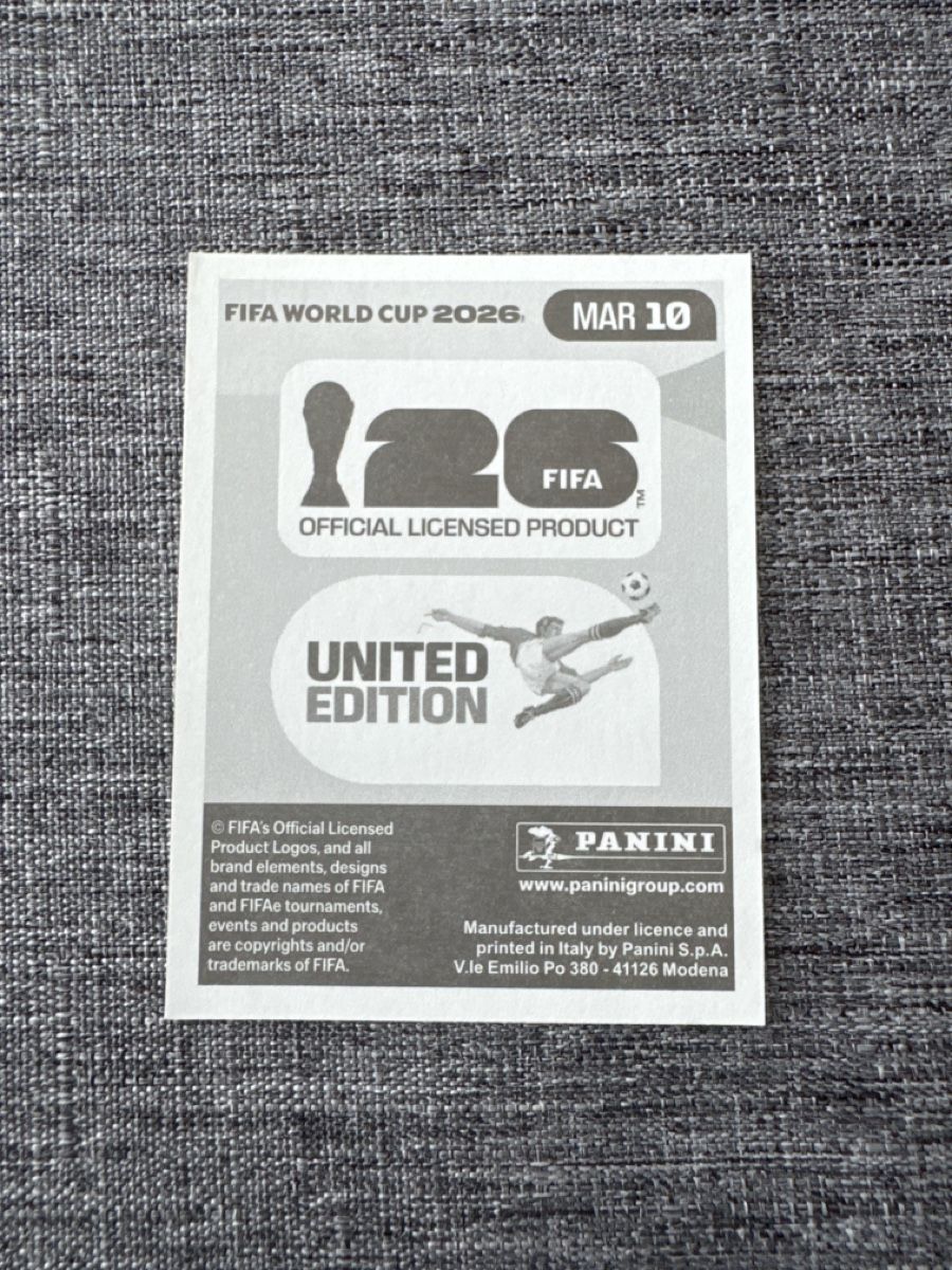 Panini Cartes à collectionner: Panini WM 2026 - MAR 10 – Neuf avec emballage d'origine à Fribourg par wor_lp9t 1