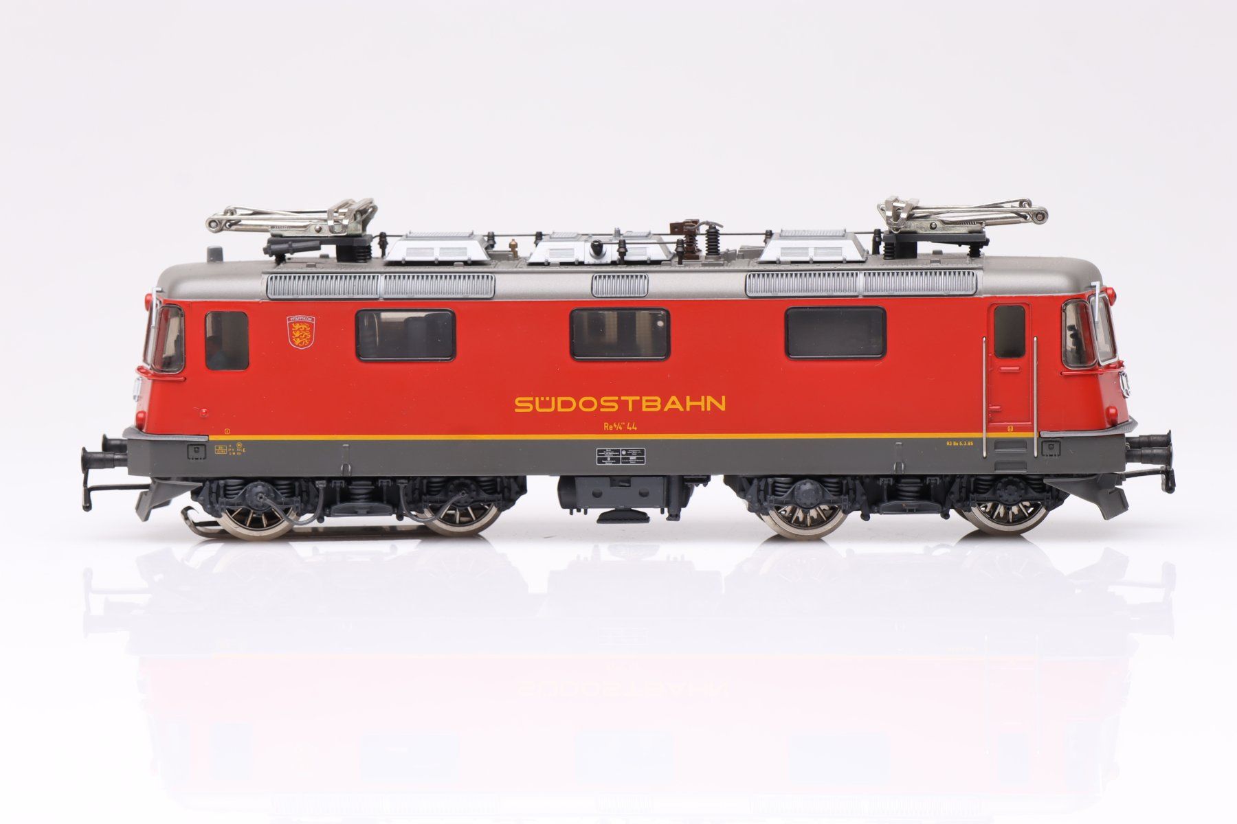 Hag Modellini di ferrovie: Hag 270 SOB Re 4/4"' AC, H0 – Usato da Ried (Muotathal) venduto da Modellbahn.swiss 1