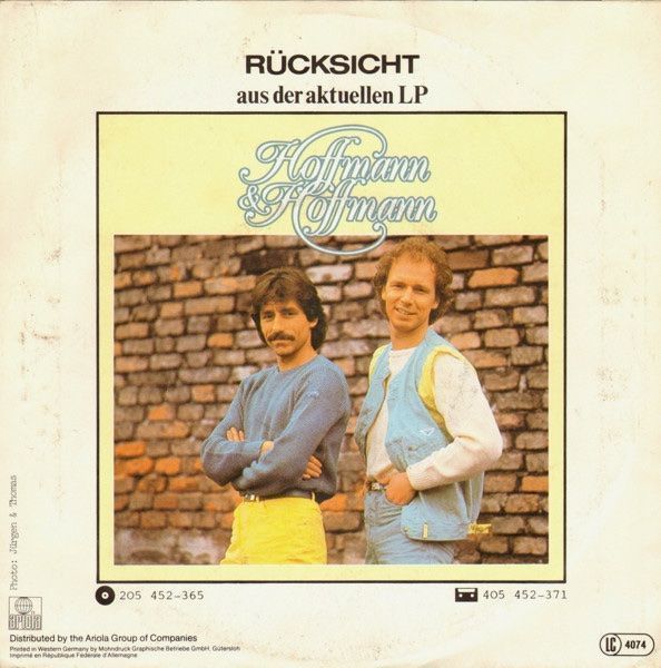 Dischi in vinile: Hoffmann & Hoffmann – Rücksicht – Usato da Horn venduto da enigma66 1