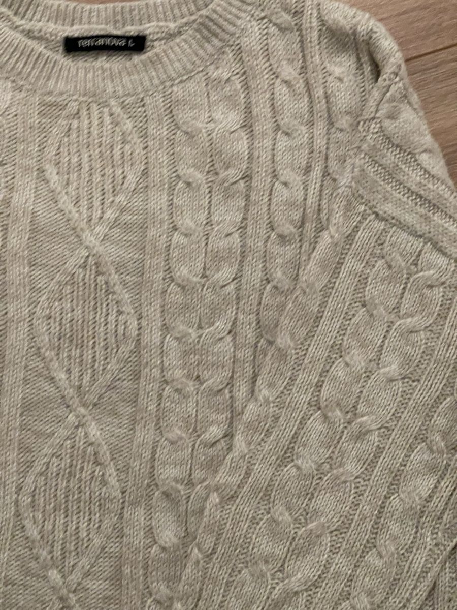 Pulls & Sweat-shirts: Terranova Damen Strickpullover beige Grösse Liebe  – D'occasion à Auw par chr_vcc8 4