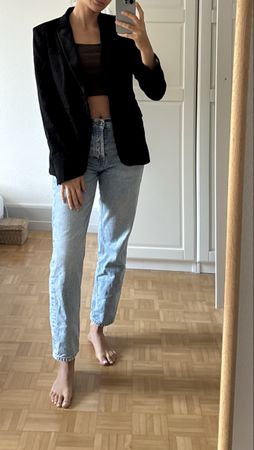 H&M Blazer Gr. 38 Schwarz
