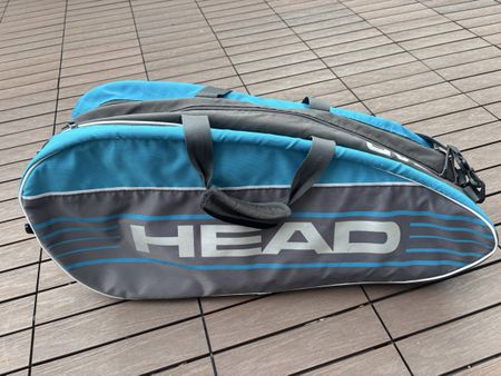 Sac de tennis Head gris bleu bon état général