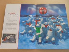 Taxcard Folder " Coca Cola " Australie, 10.000 ex , neuf