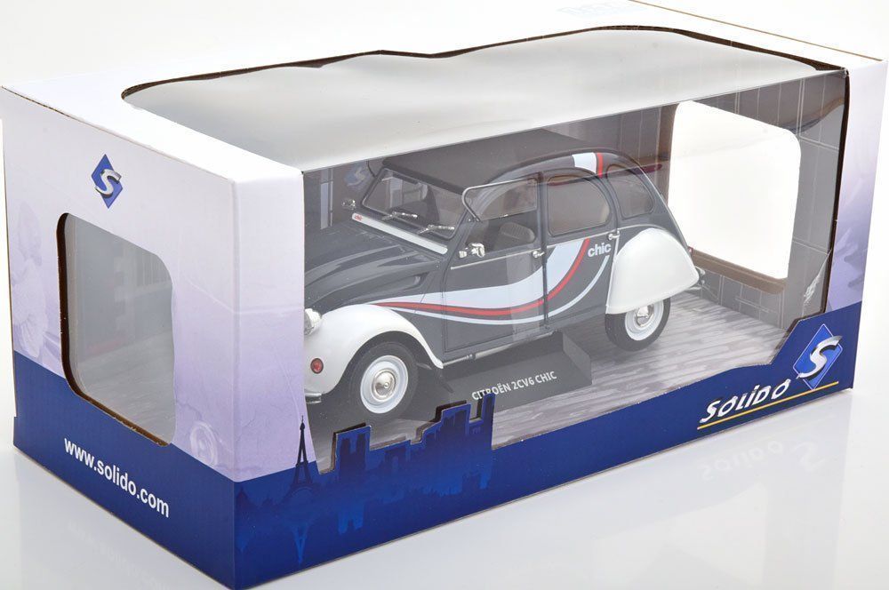 Citroën Modellini d'auto: CITROEN 2CV 6 CHIC 1982 1:18 SOLIDO – Nuovo e nell'imballaggio originale da Suhr venduto da Moebelsiralfred 4