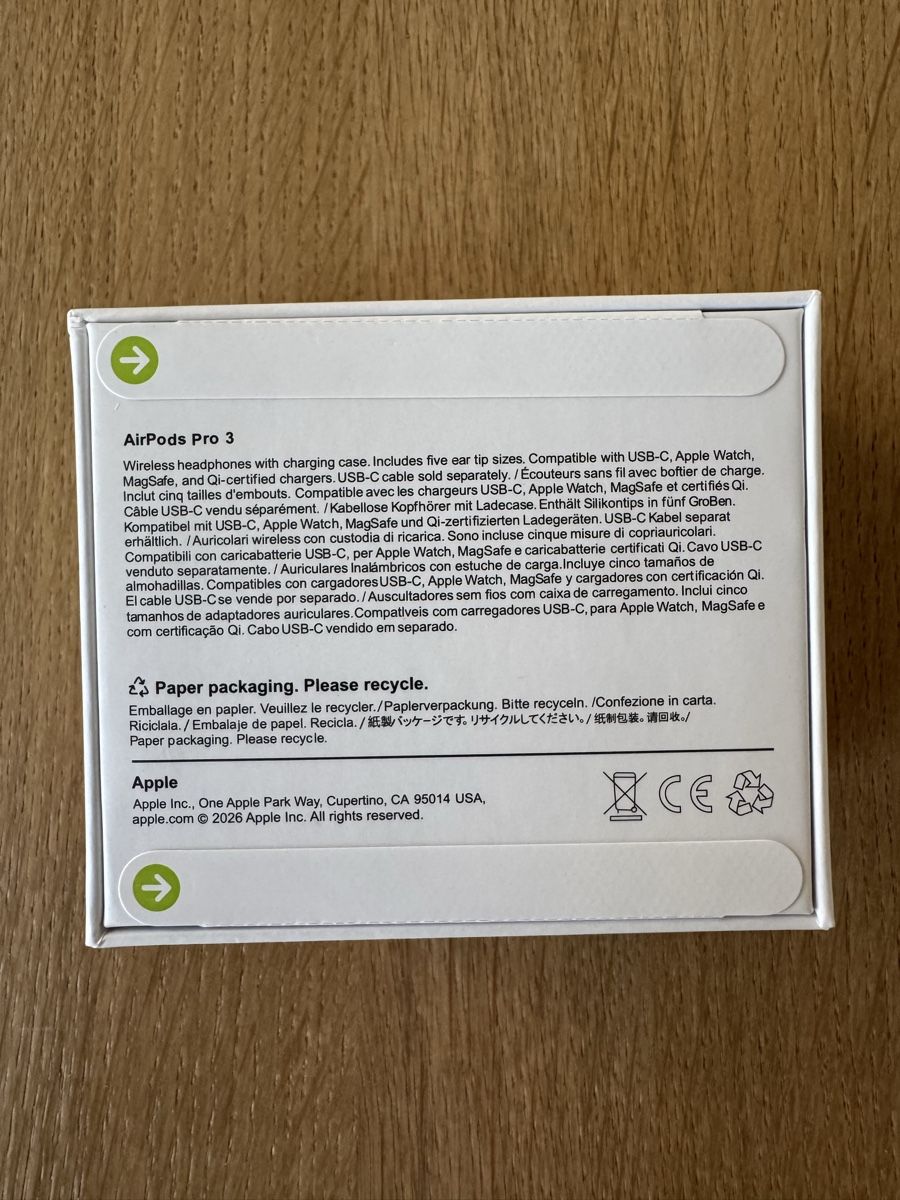 Apple Casques audio: Apple AirPods Pro 3 – Neuf avec emballage d'origine à Niederwil SG par SuisseArchive 1