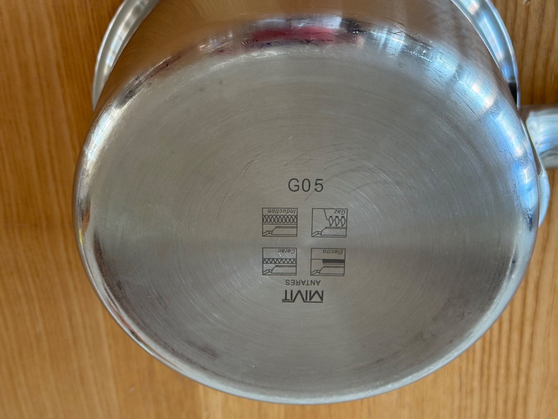 Migros Padelle: Pfanne mit Deckel, Edelstahl, 16 cm – Usato da Horgen venduto da Xhystos 7