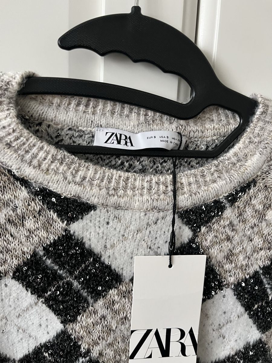 Zara Maglioni & Felpe: Kurzärmeliger Strickpullover – Nuovo e nell'imballaggio originale da Allschwil venduto da eyl_bb8q 1