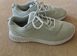 Sportschuhe hellblau Textilmaterial gebraucht Gr.38