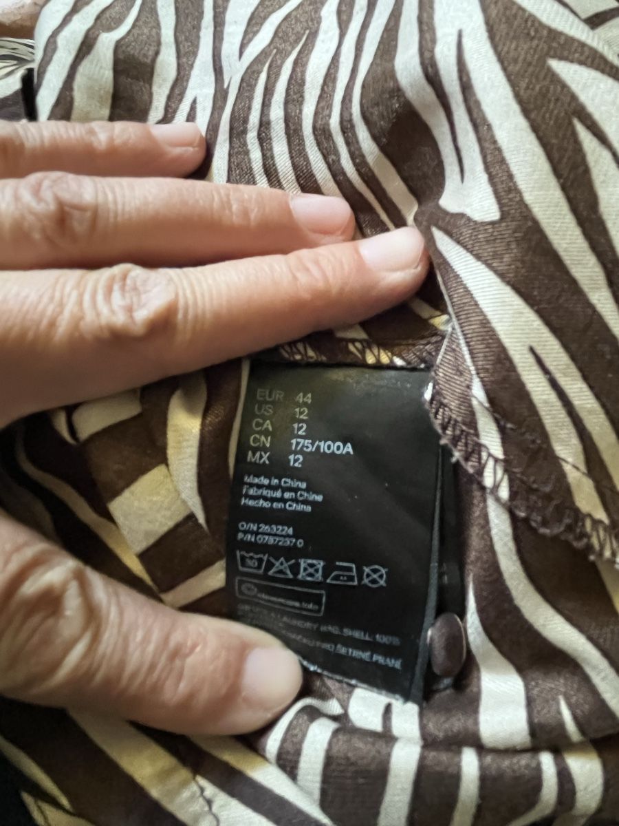 H&M Vestiti: Robe zèbre beige et brune T 44  – Nuovo (secondo la descrizione) da Genève venduto da ct_fqr8 4