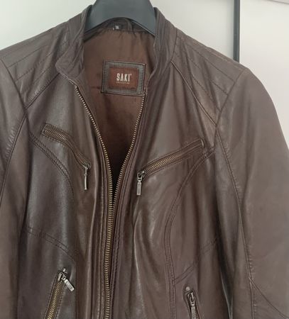 Trendige Lederjacke von SAKI Collection, Gr. 38